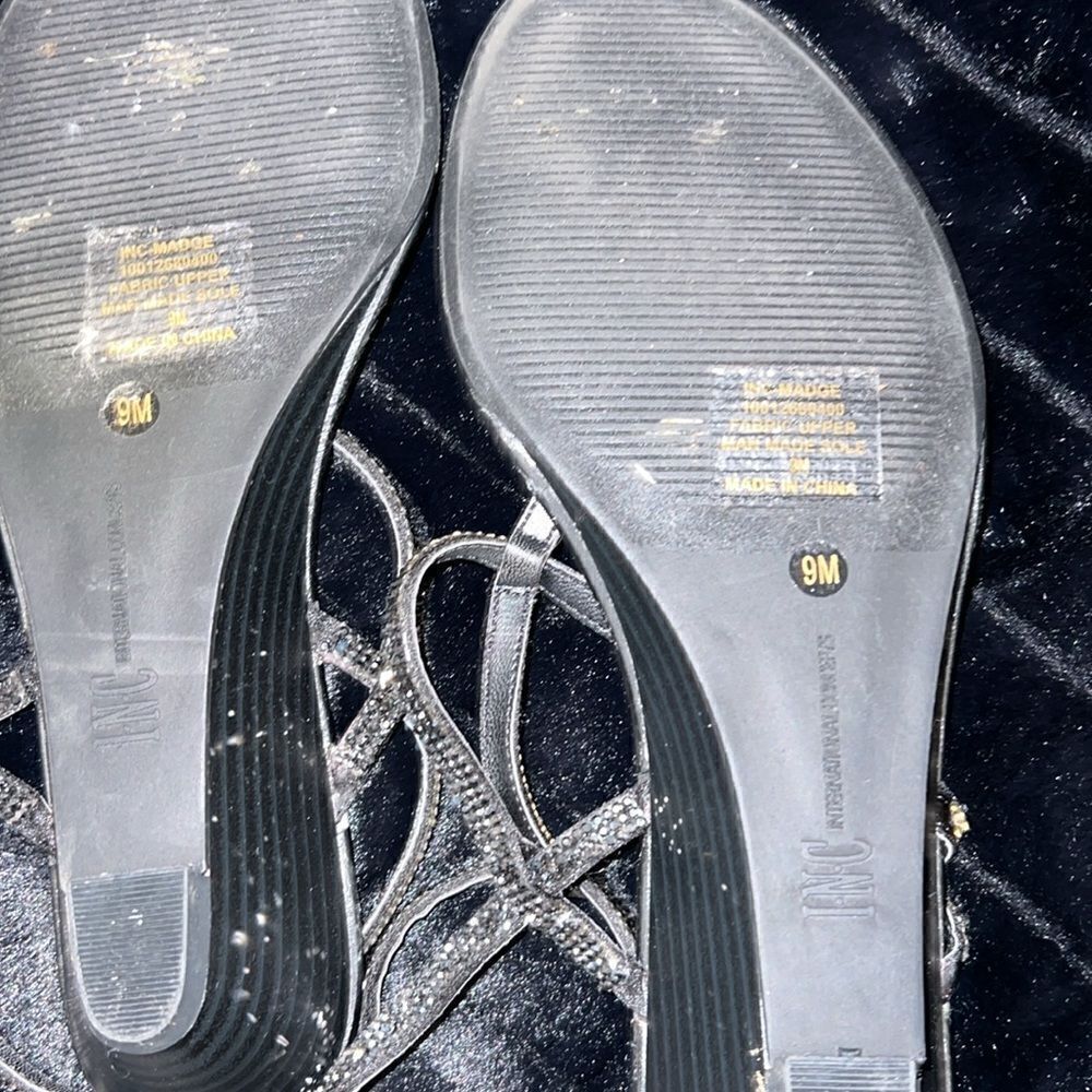 INC sparkle sandals - Picture 5 of 6